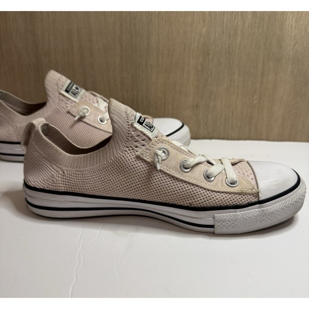 Converse Women's Pink Chuck Taylor All Star Shoreline Knit Slip On Size 8.5 - Picture 7 of 10